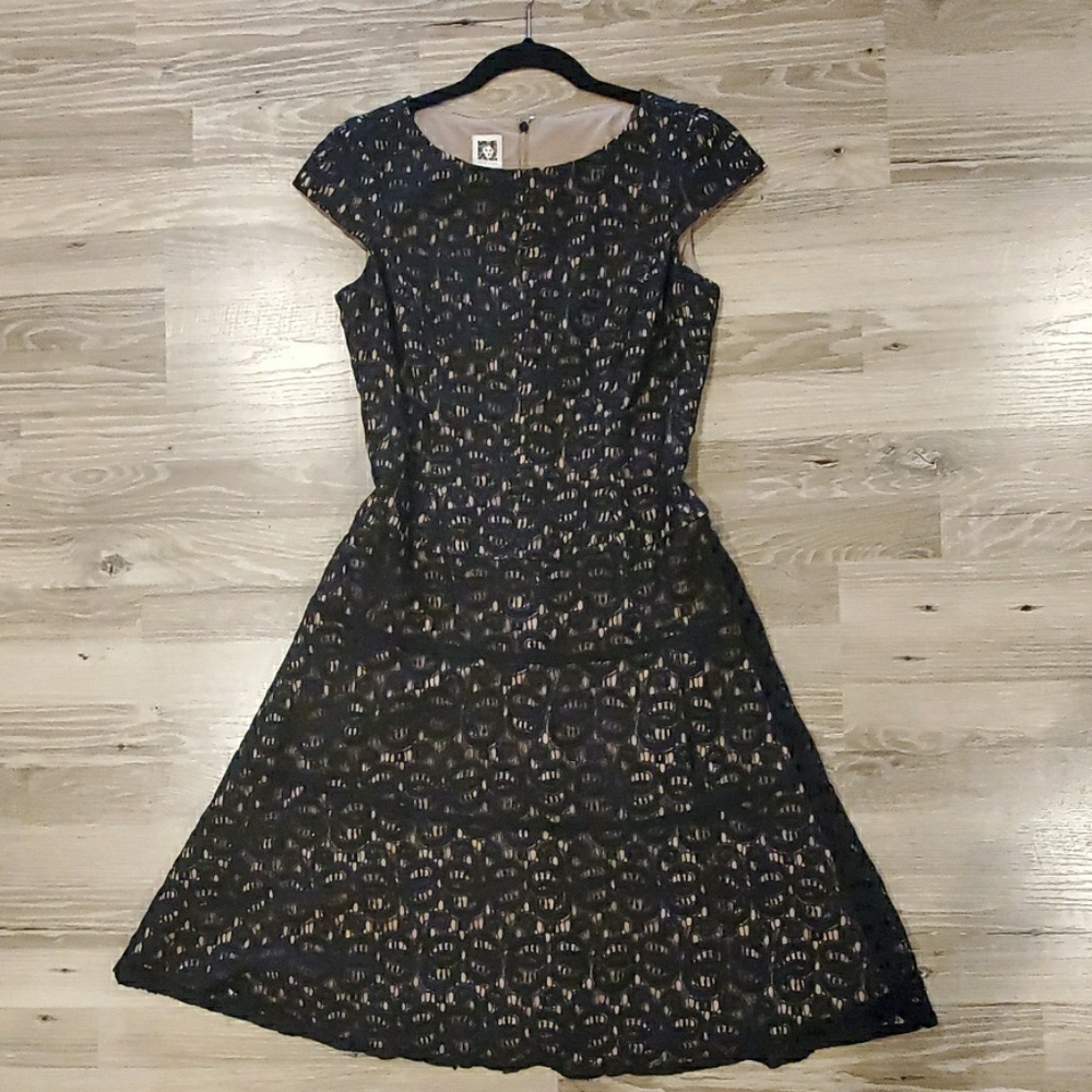 Anne Klein Black Lace Dress